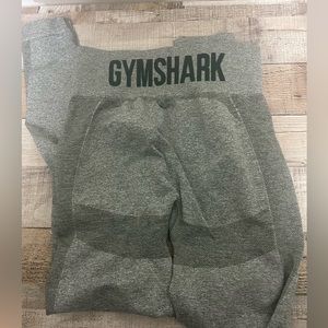 Gymshark Flex High Waisted Leggings - Marsh Green/ White Marl